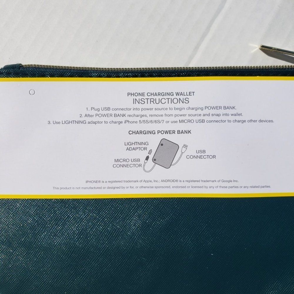 NWT Liz Claiborne Phone Charging Wallet - Picture 6 of 14